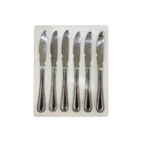 6pc Stainless Steel Table Knife Cutlery Set SGN498