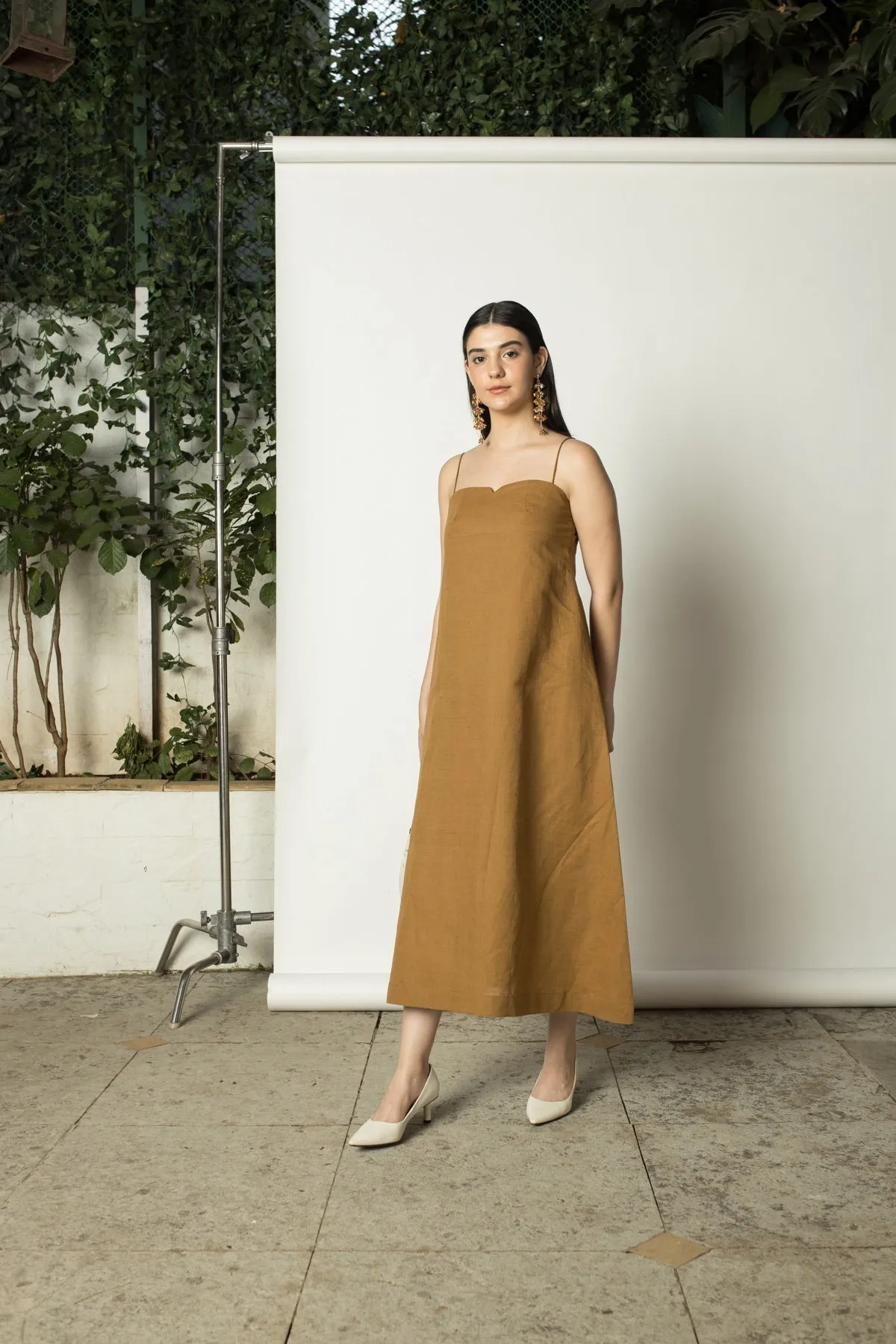 A-Line Slip hemp Cotton Dress