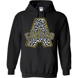 Abilene High Eagles - Animal Print Letter Hoodie