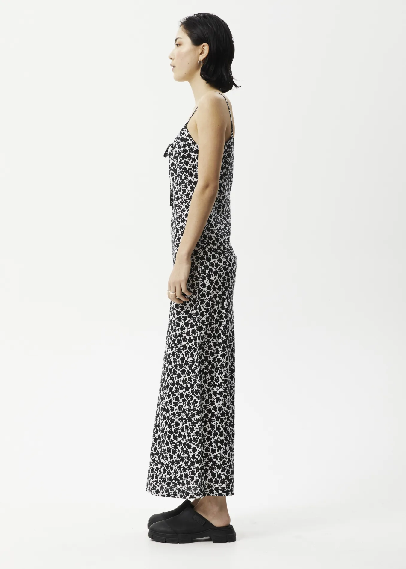 AFENDS Womens Madeline Dallas - Maxi Dress - Black Floral