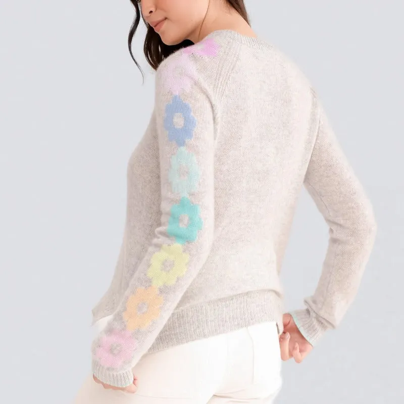 Alashan Cashmere Daisy Jones Sweater - Cloud