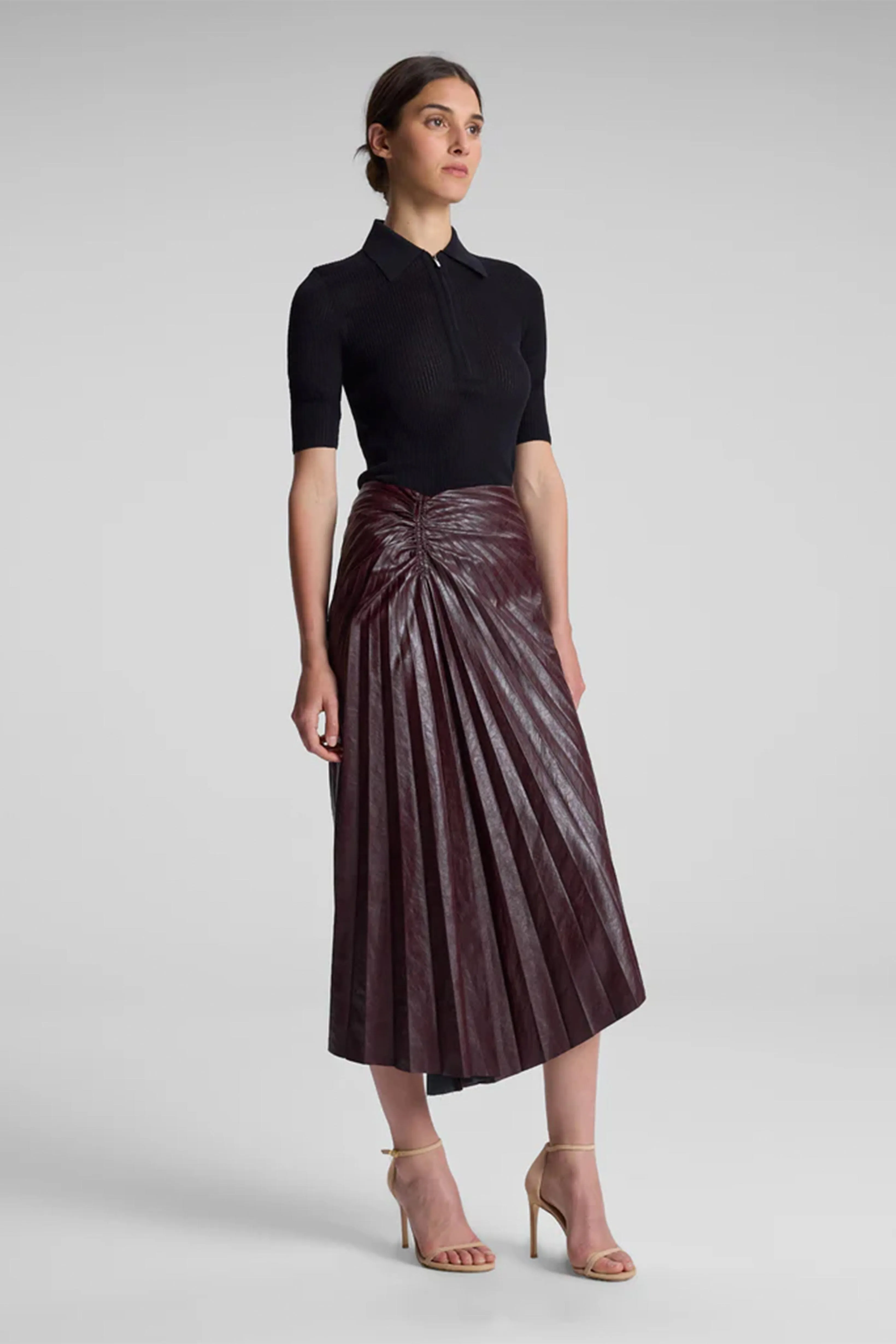 A.L.C. | Tracy Skirt - Cordovan