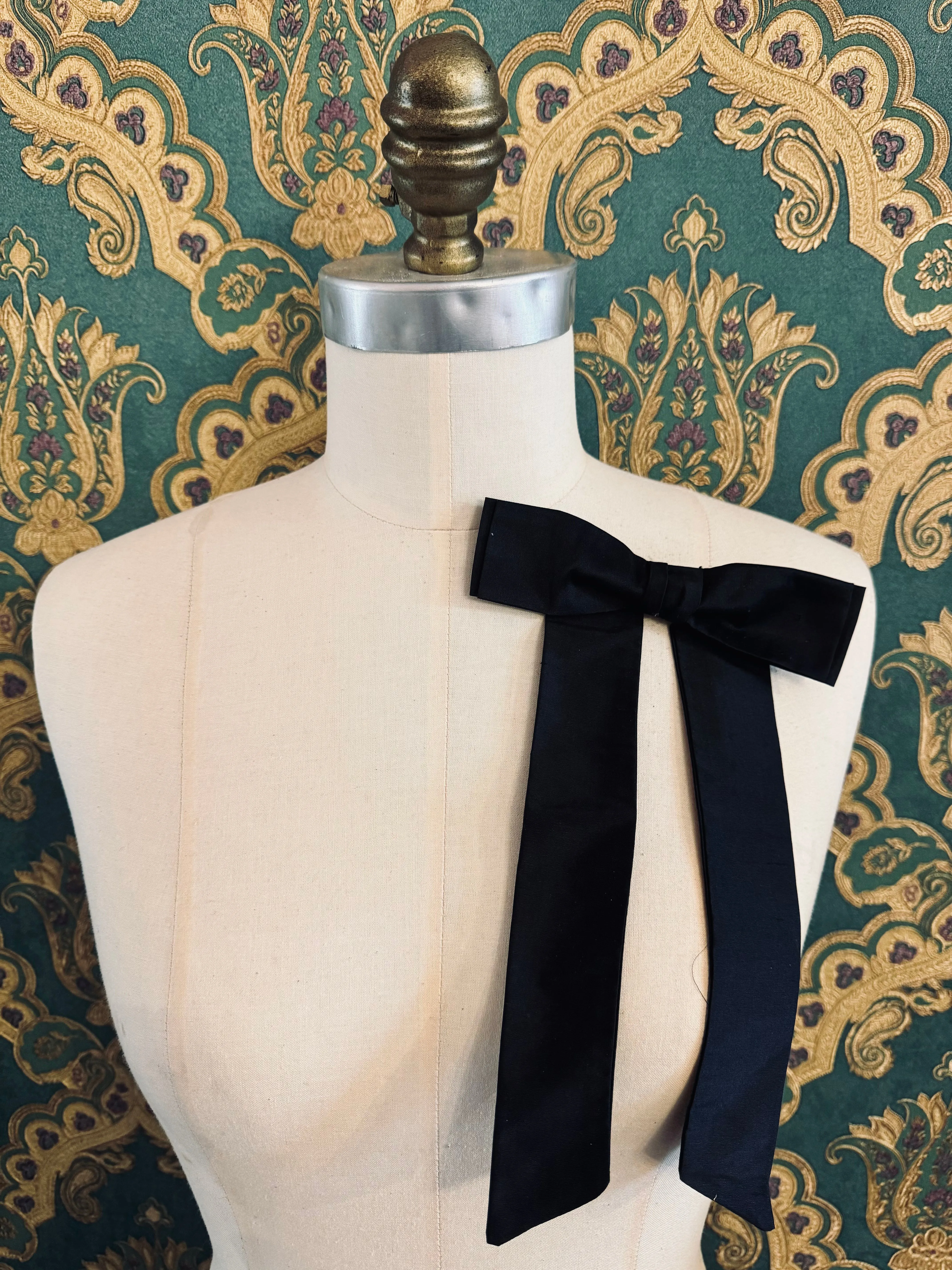 Alice Silk Bow Brooch