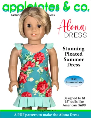 Alona Dress 18 Inch Doll Sewing Pattern