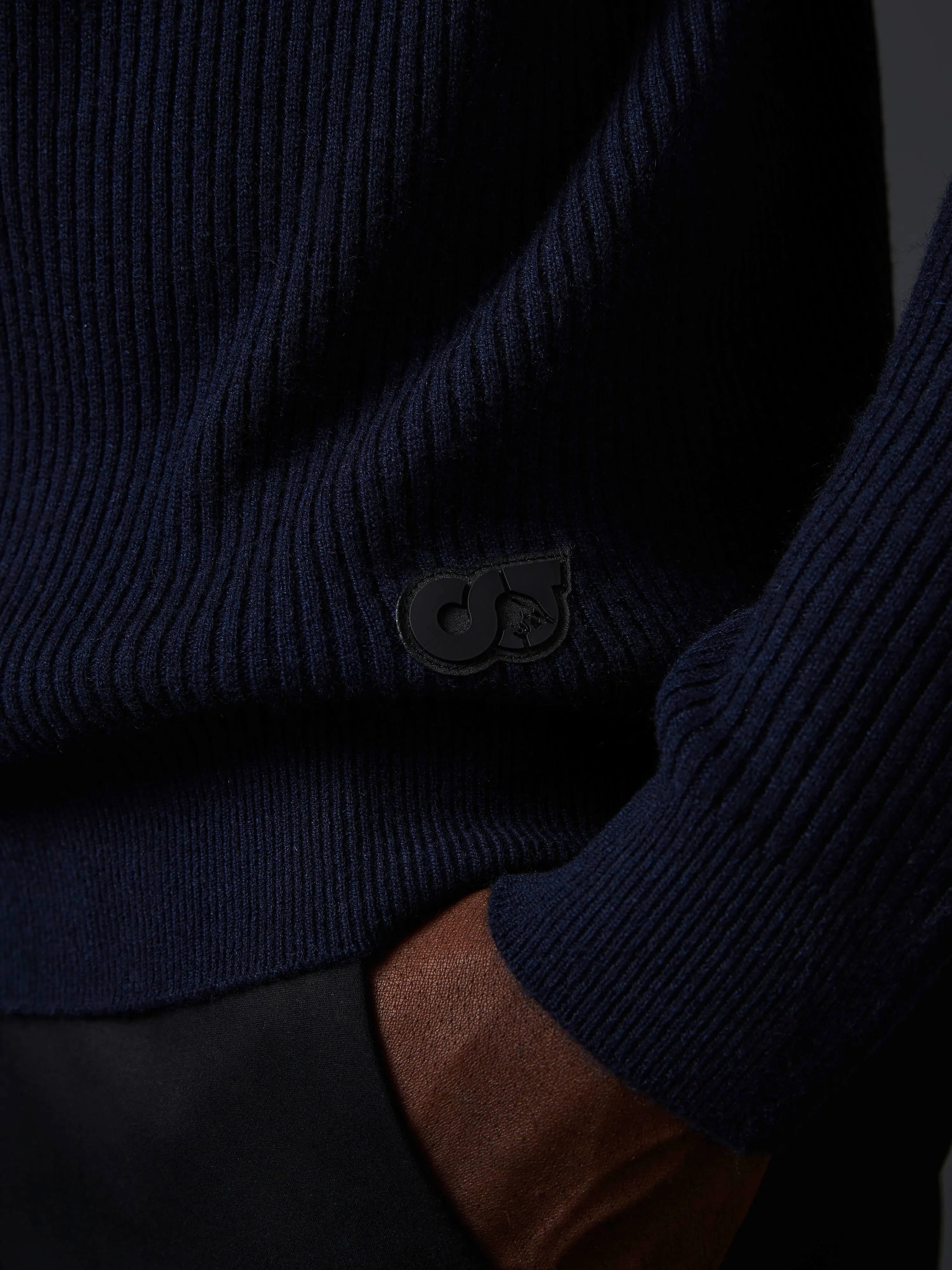 AlphaTauri Fluck Seamless 3D-Knit Cashmere-Blend Turtleneck Navy