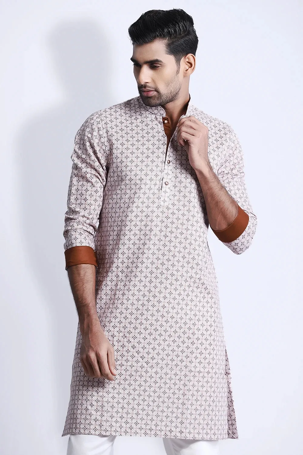 AOP Cut & Sew Printed Panjabi