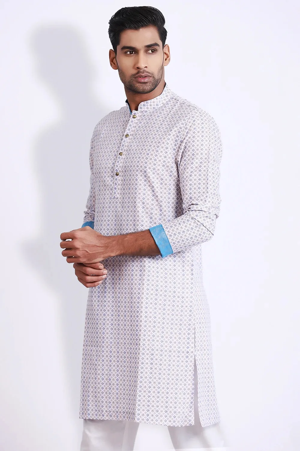 AOP Cut & Sew Printed Panjabi