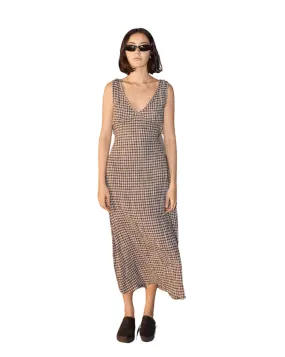 Asta Seersucker Maxi Dress