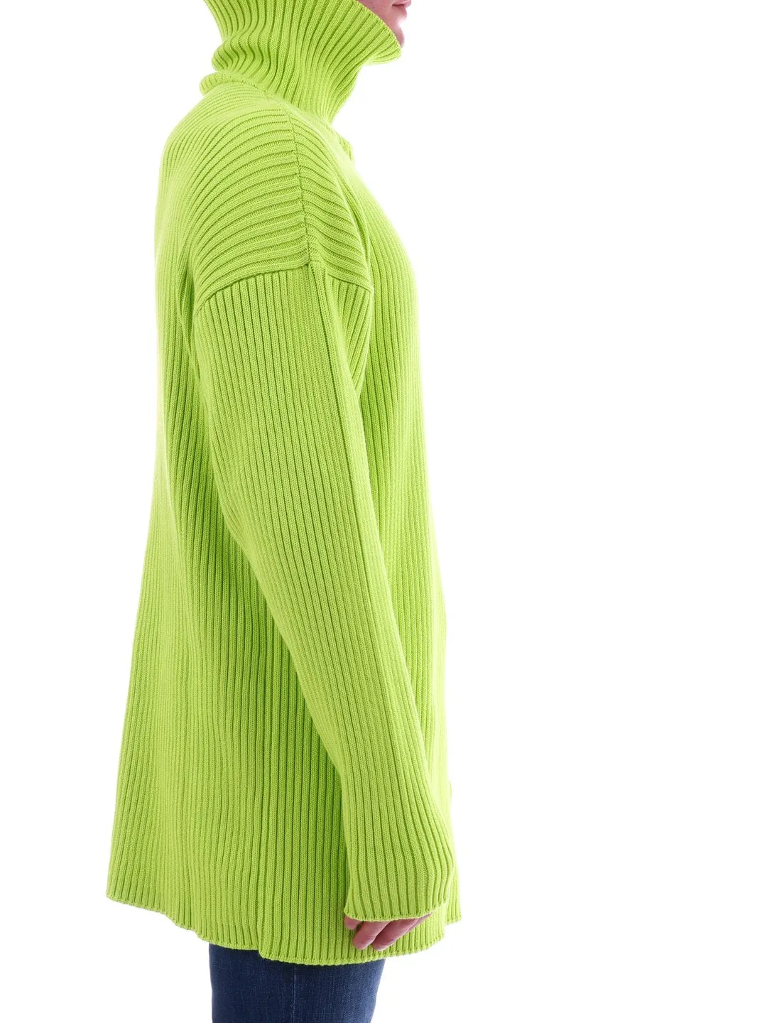 Balenciaga Neon Turtleneck Sweater