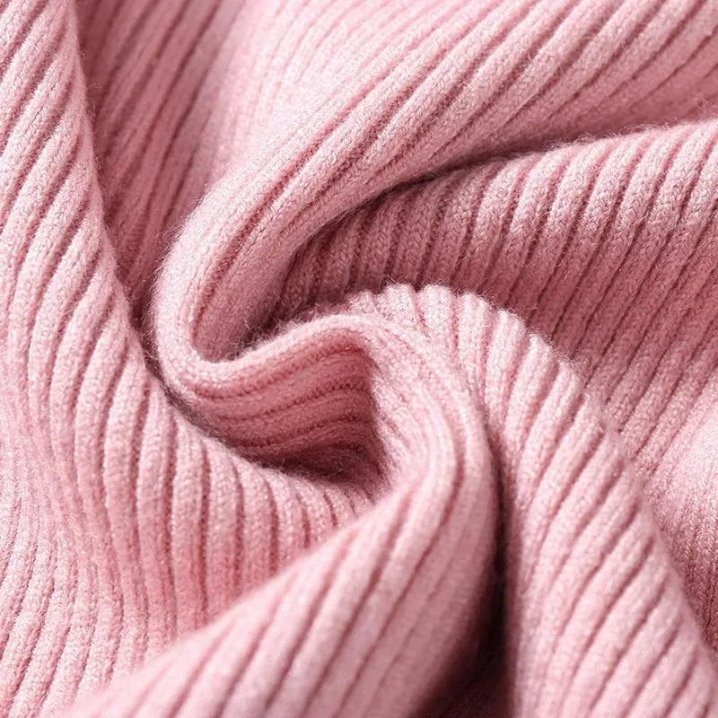 Basic Ribbed Turtleneck Sweatshirt (18 Colors!)