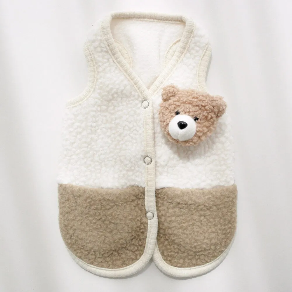 Bear Fleece Vest