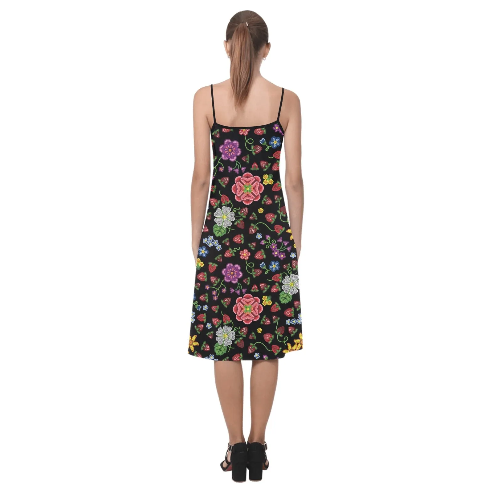 Berry Pop Midnight Alcestis Slip Dress