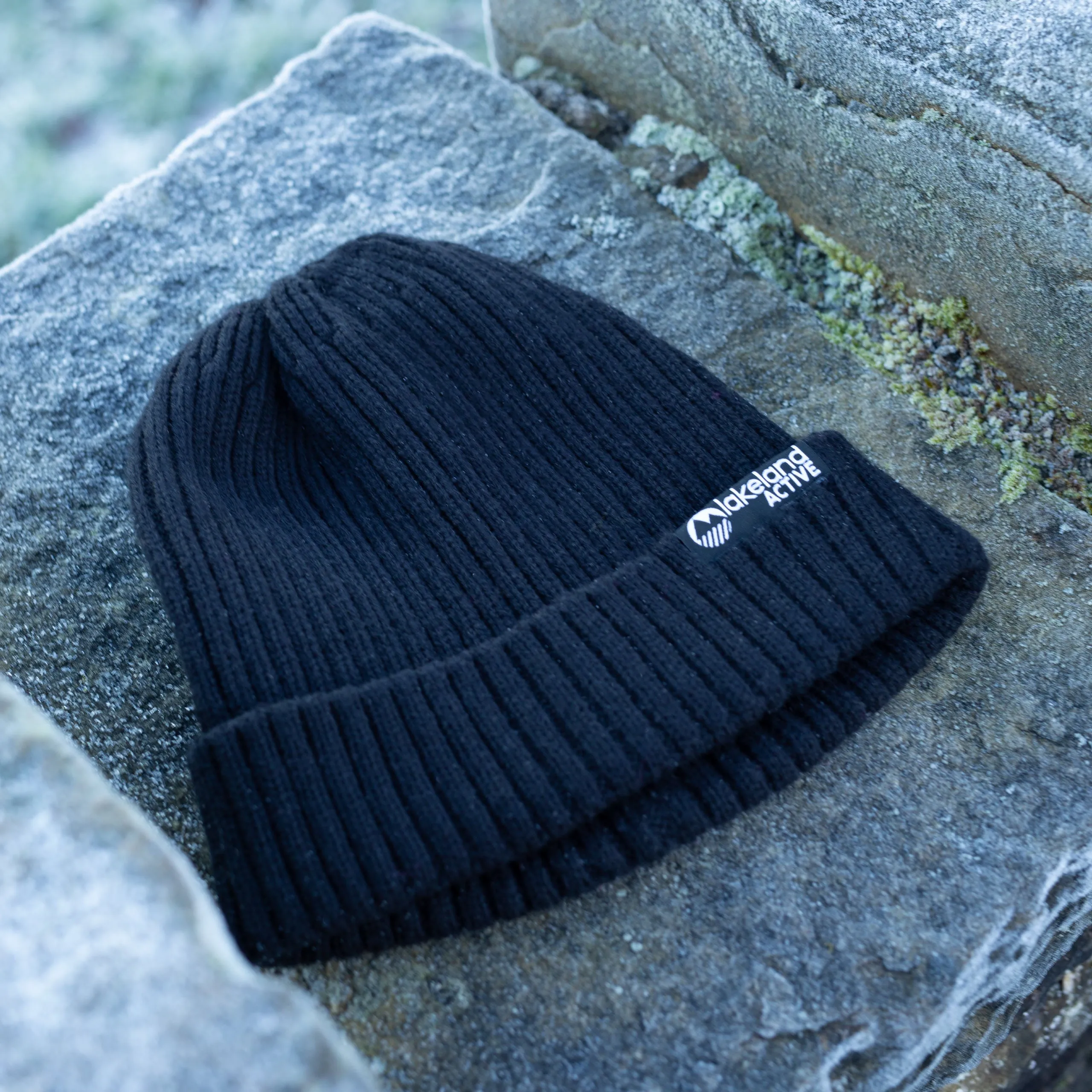 Birkett Ribbed Knit Beanie Hat - Earth Tones