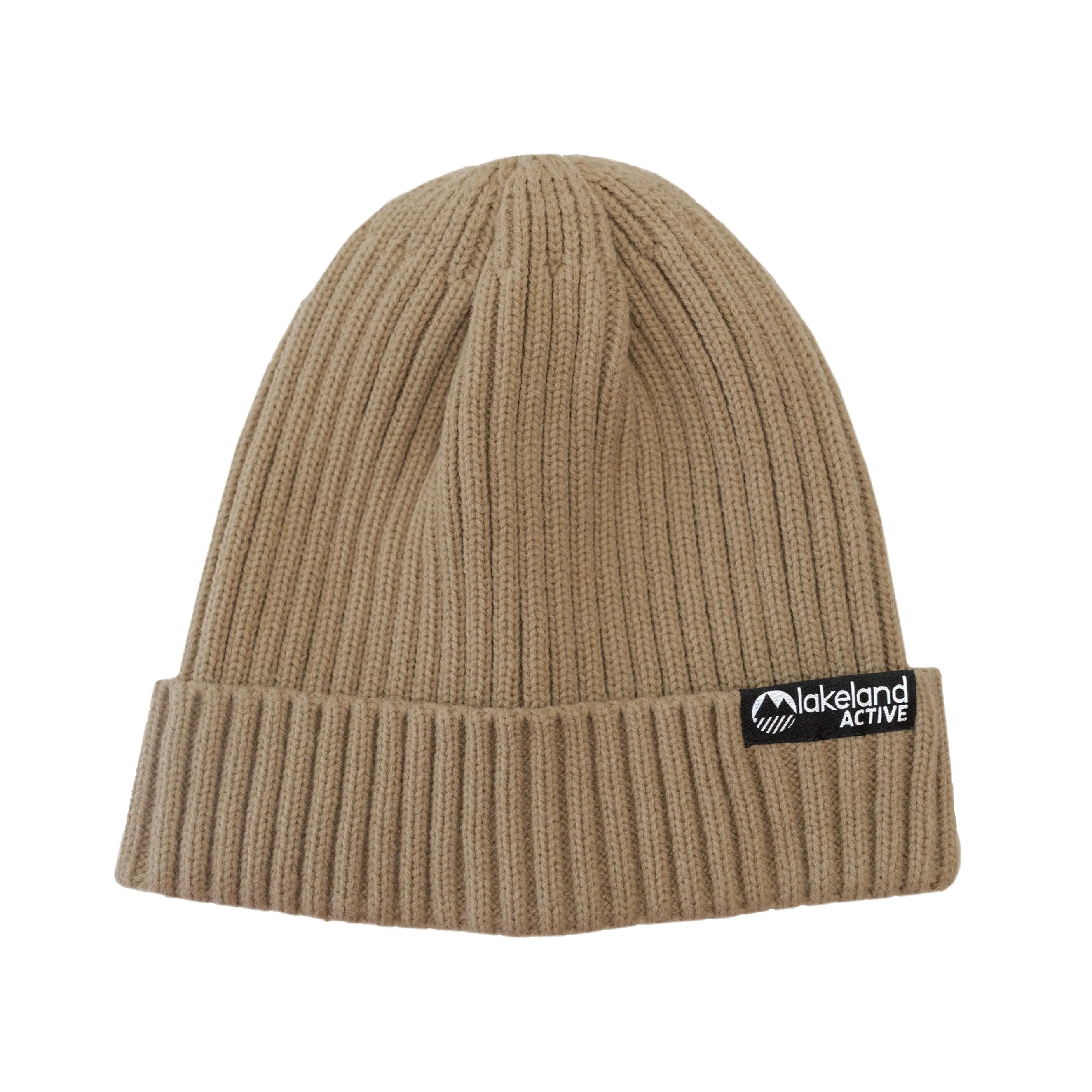 Birkett Ribbed Knit Beanie Hat - Earth Tones