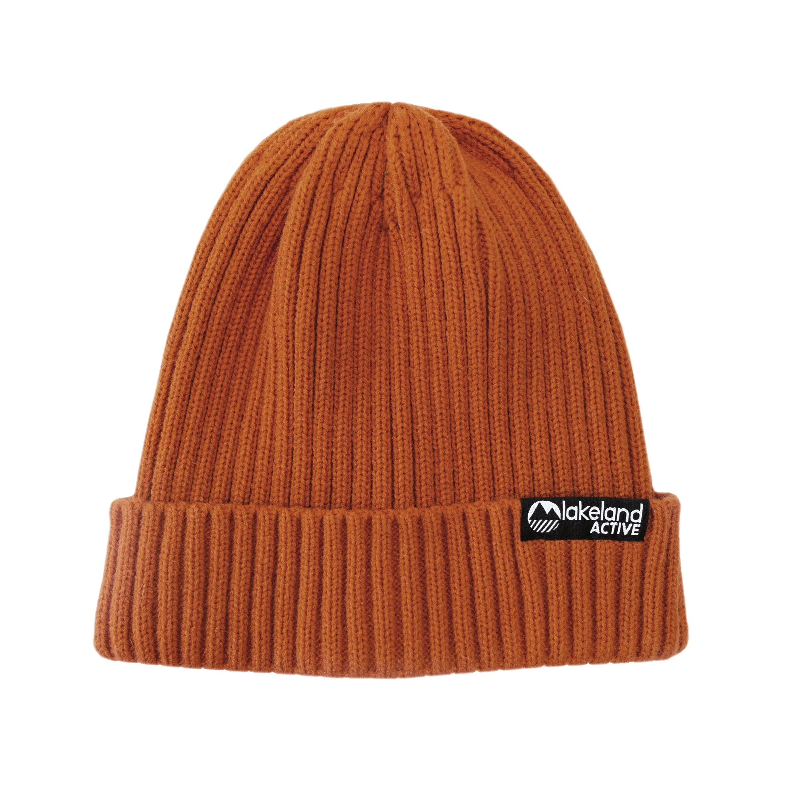 Birkett Ribbed Knit Beanie Hat - Earth Tones