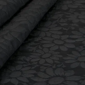 Black Floral Jacquard 2875