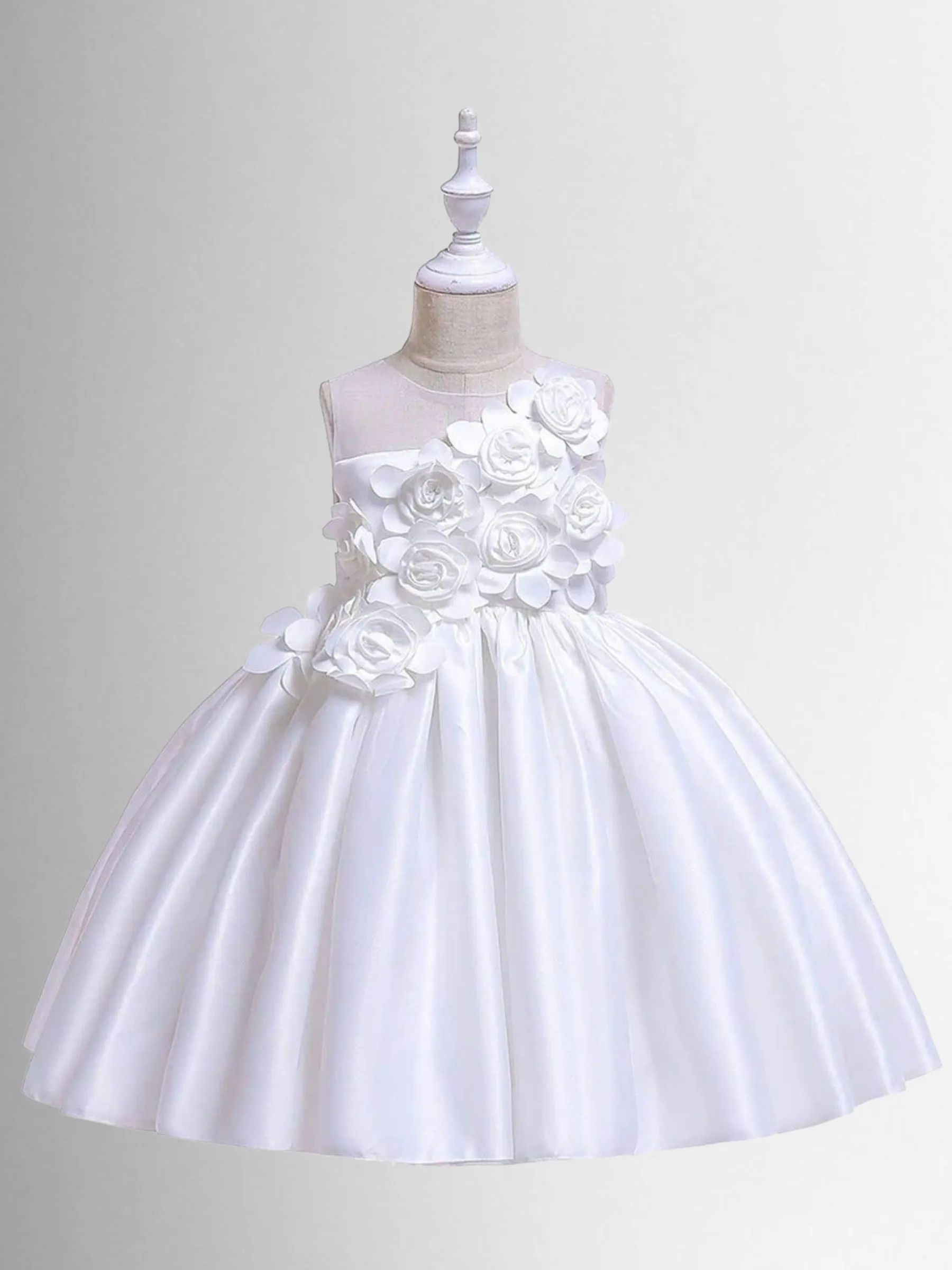 Blooming Beauty Flower Embellished Special Occasion Dress