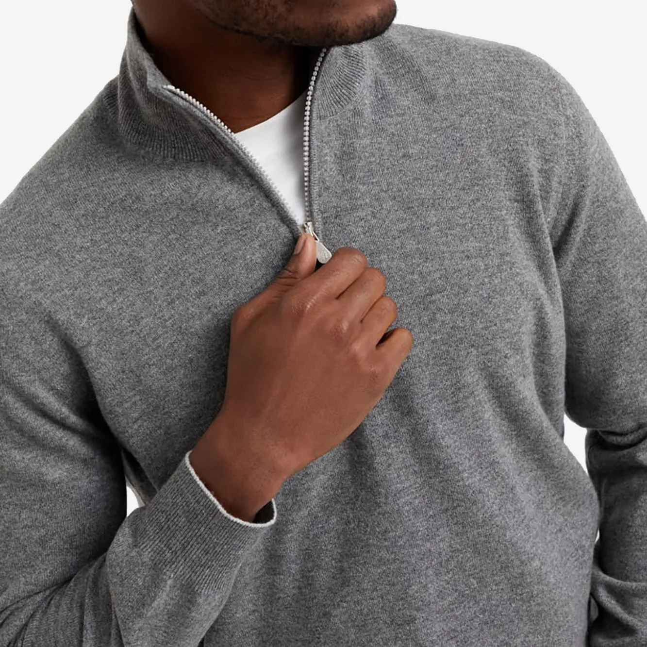 Brunello Cucinelli ZIP Cashmere Turtleneck