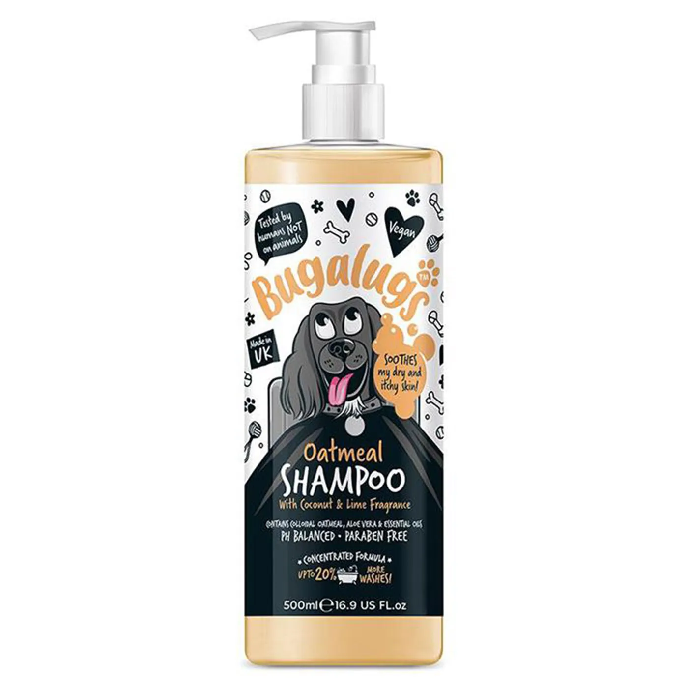 Bugalugs Oatmeal Coconut & Lime Dog Shampoo