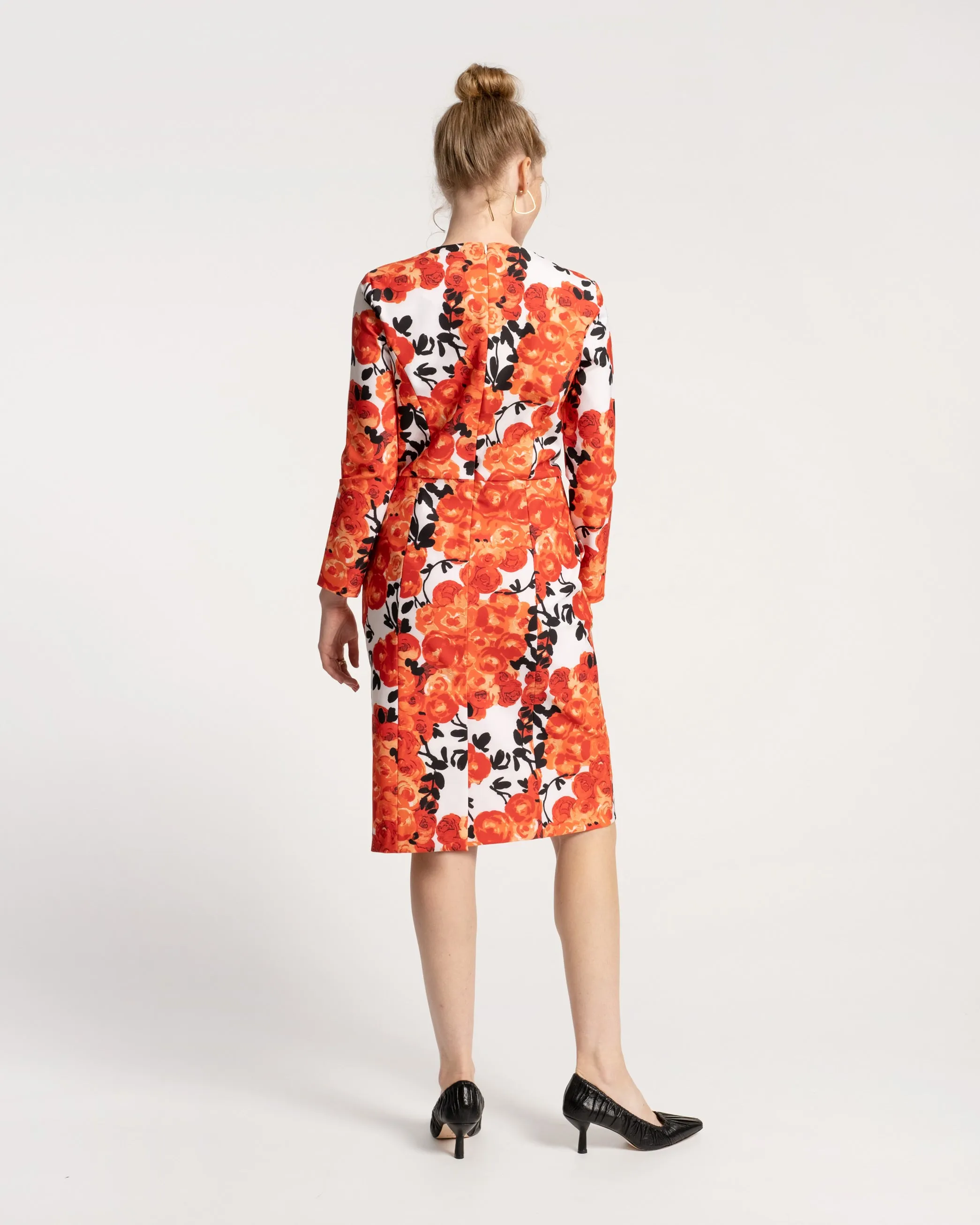 Carolyn Dress Rose Floral