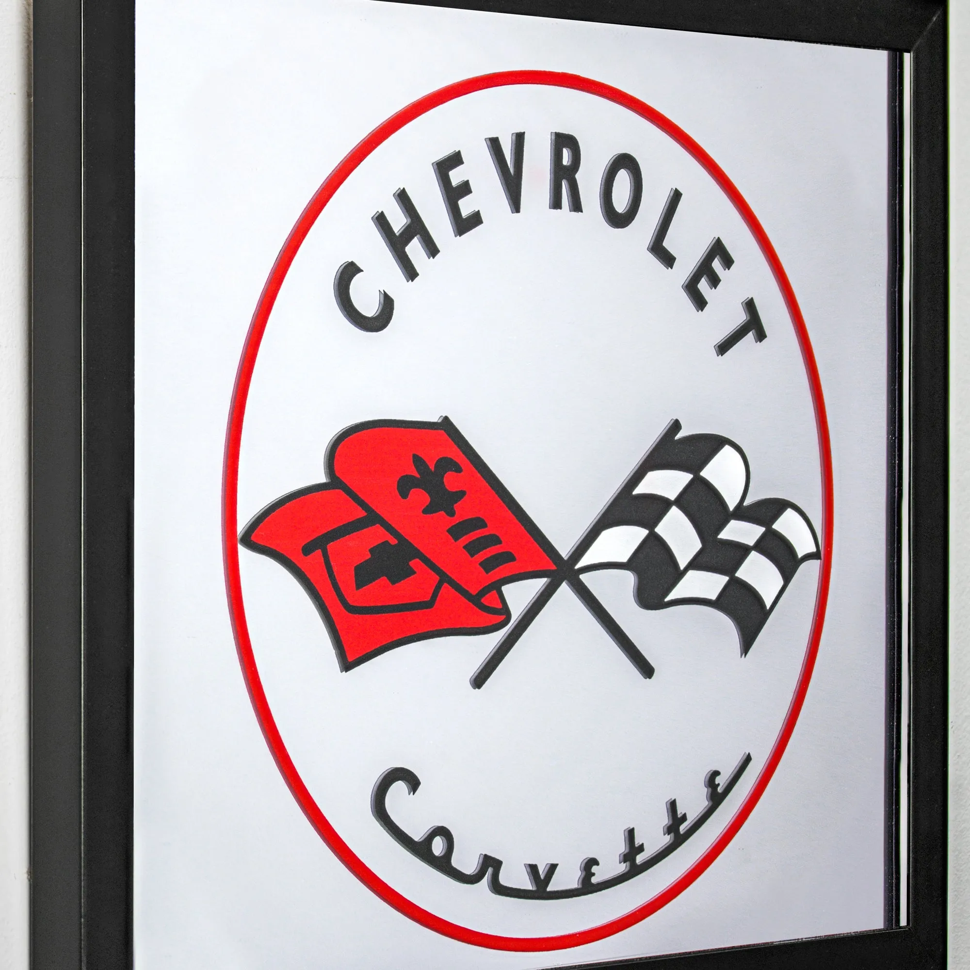 Chevrolet Corvette Printed Accent Mirror (13.5" x 15.5")