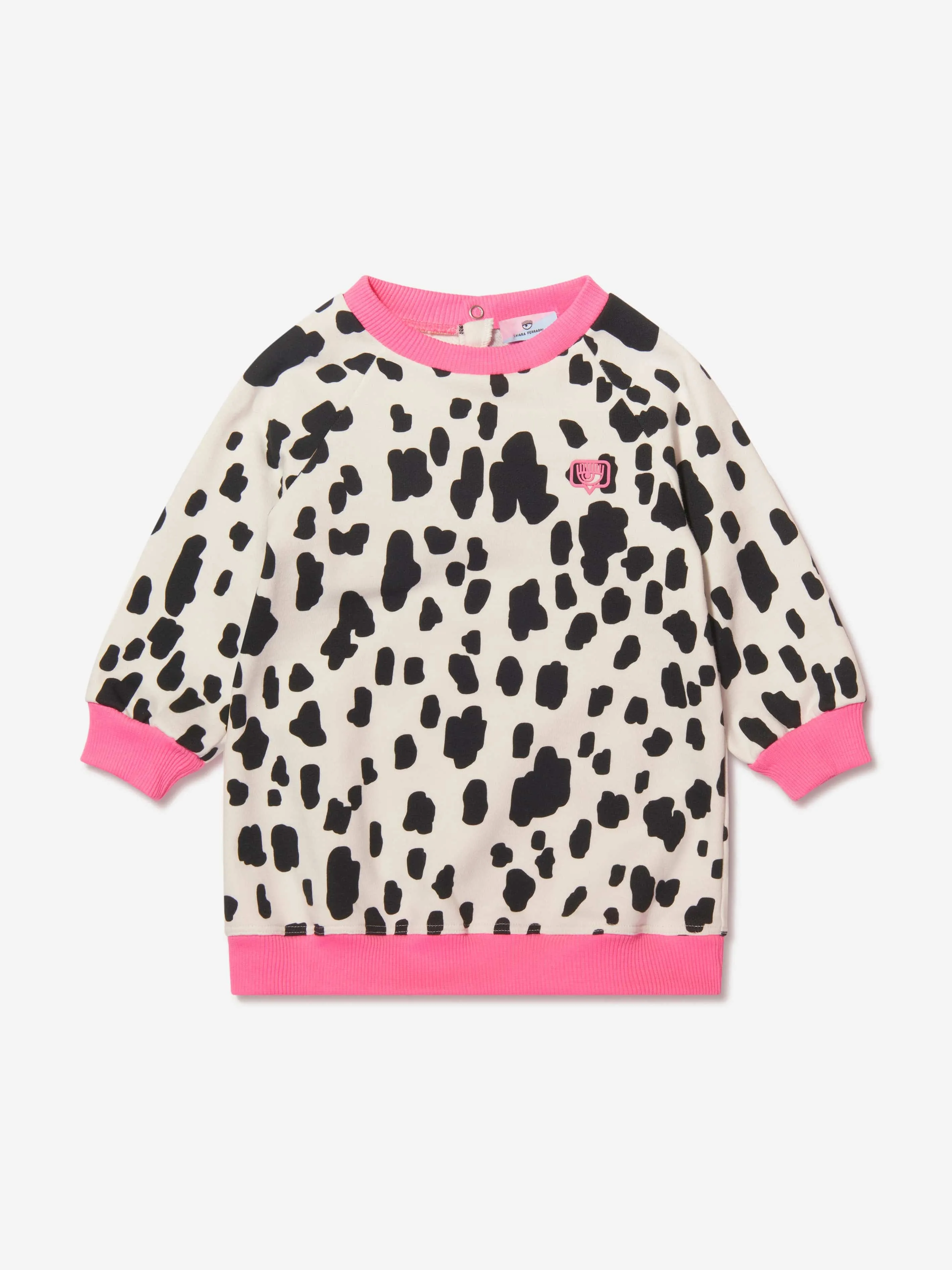 Chiara Ferragni Baby Girls Dalmation Sweater Dress