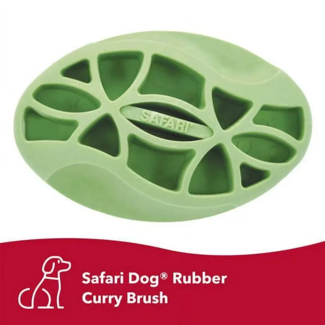 Coastal Safari Rubber Curry Dog Brush