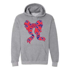 Coleman Bluecats - Bow Mascot Hoodie