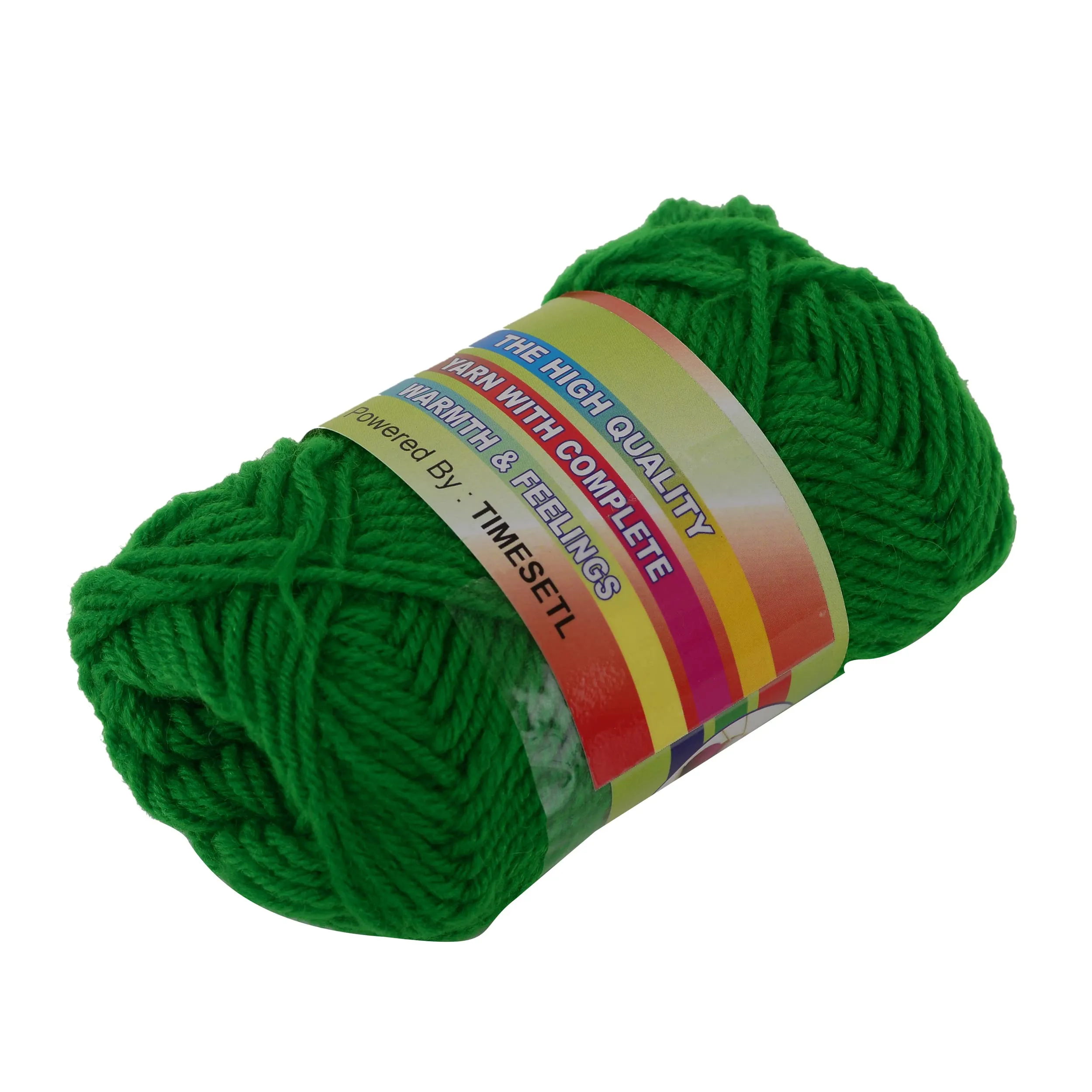 CORIOX Acrylic Wool 4 Ply Yarn for Crochet and Knitting Pack of 6 Ball - 100gms (Green)