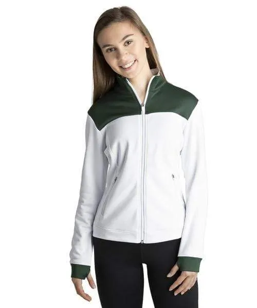 Covalent Activewear Ladies Varsity Jacket