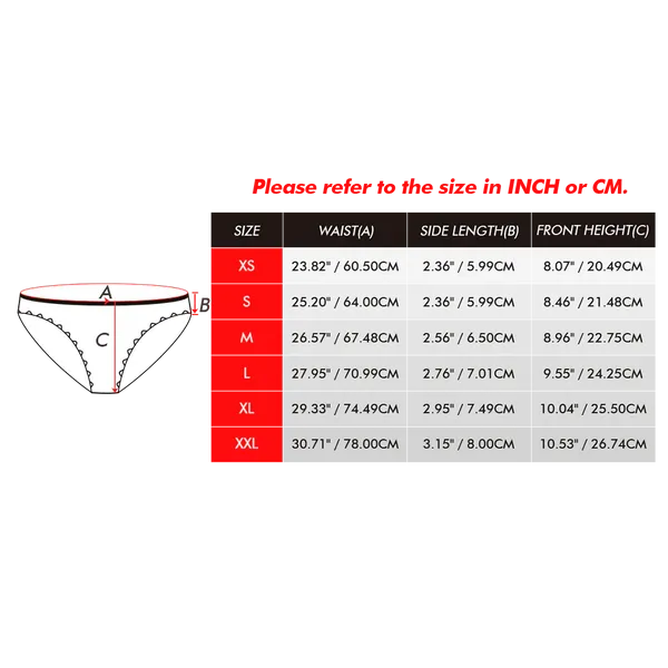 Custom Face Underwear Personalised Magnetic Tongue Underwear Sexy Lips Valentine's Day Gifts for Couple