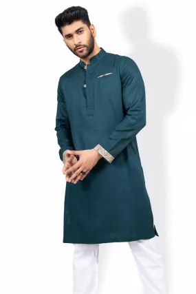 Cut & Sew Slim Fit Panjabi