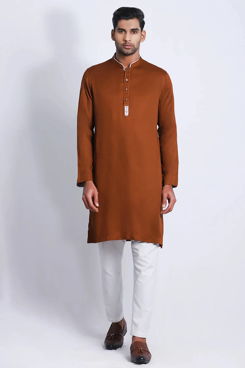 Cut & Sew Slim Fit Panjabi