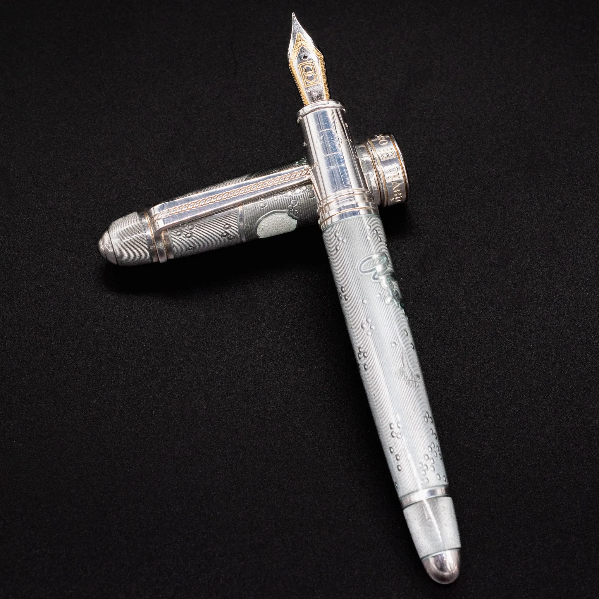 David Oscarson Alexander Fleming Fountain Pen - Grey