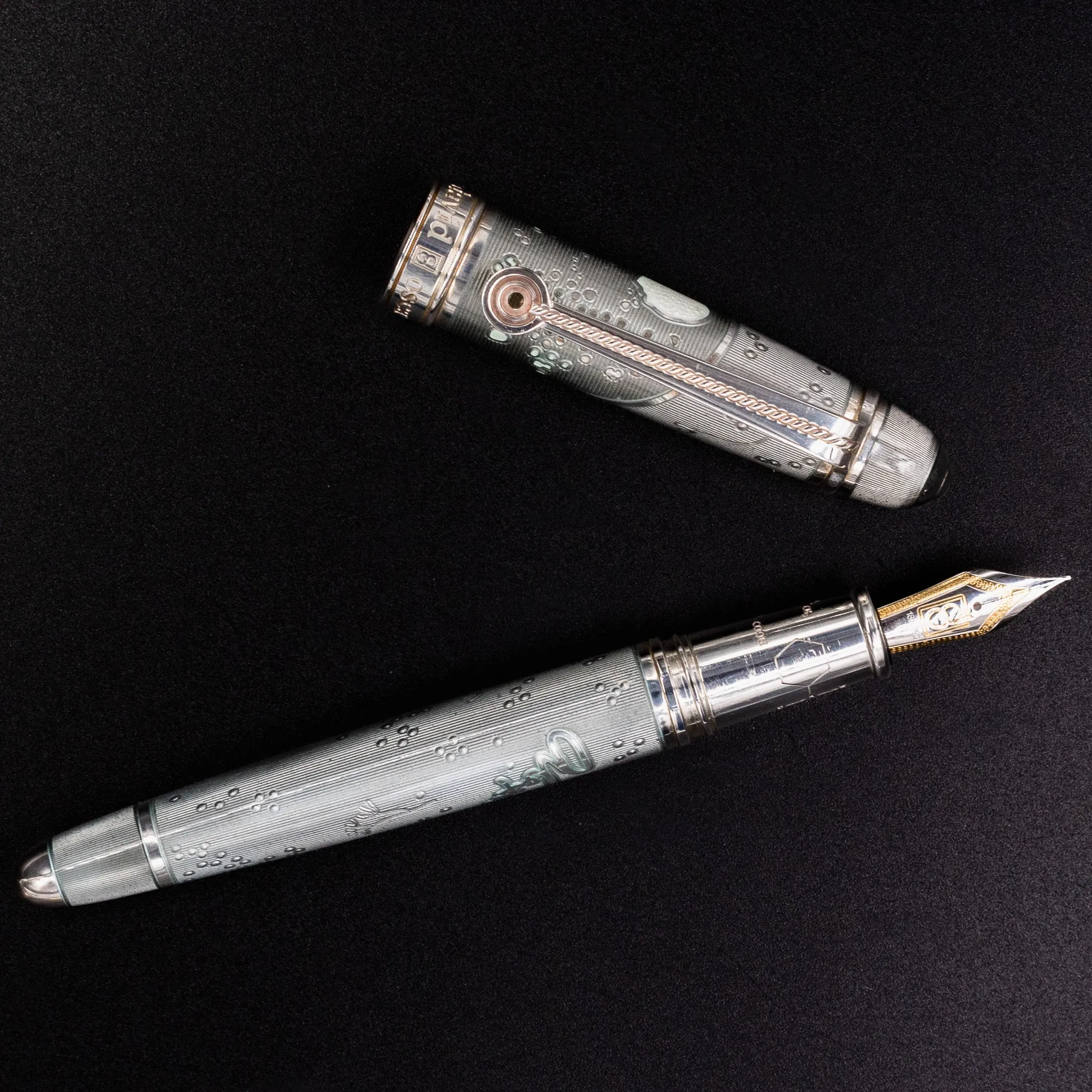 David Oscarson Alexander Fleming Fountain Pen - Grey