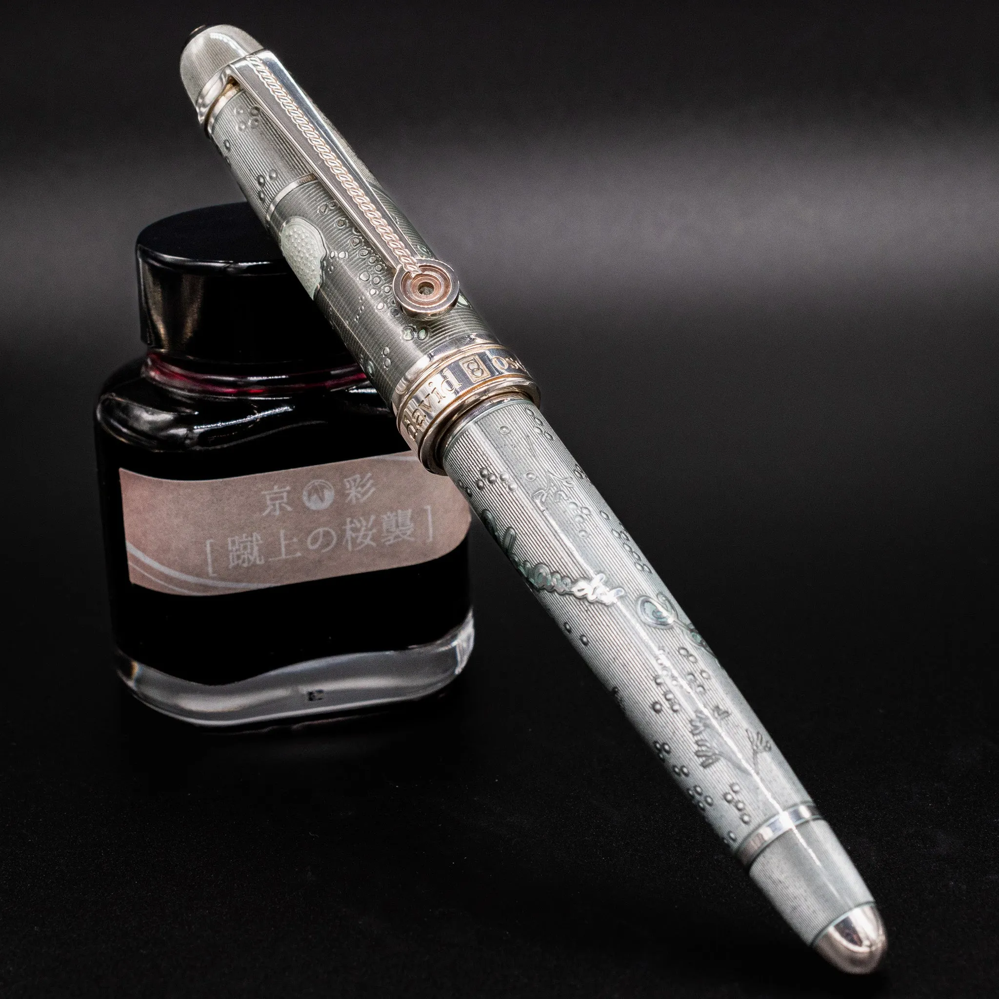 David Oscarson Alexander Fleming Fountain Pen - Grey