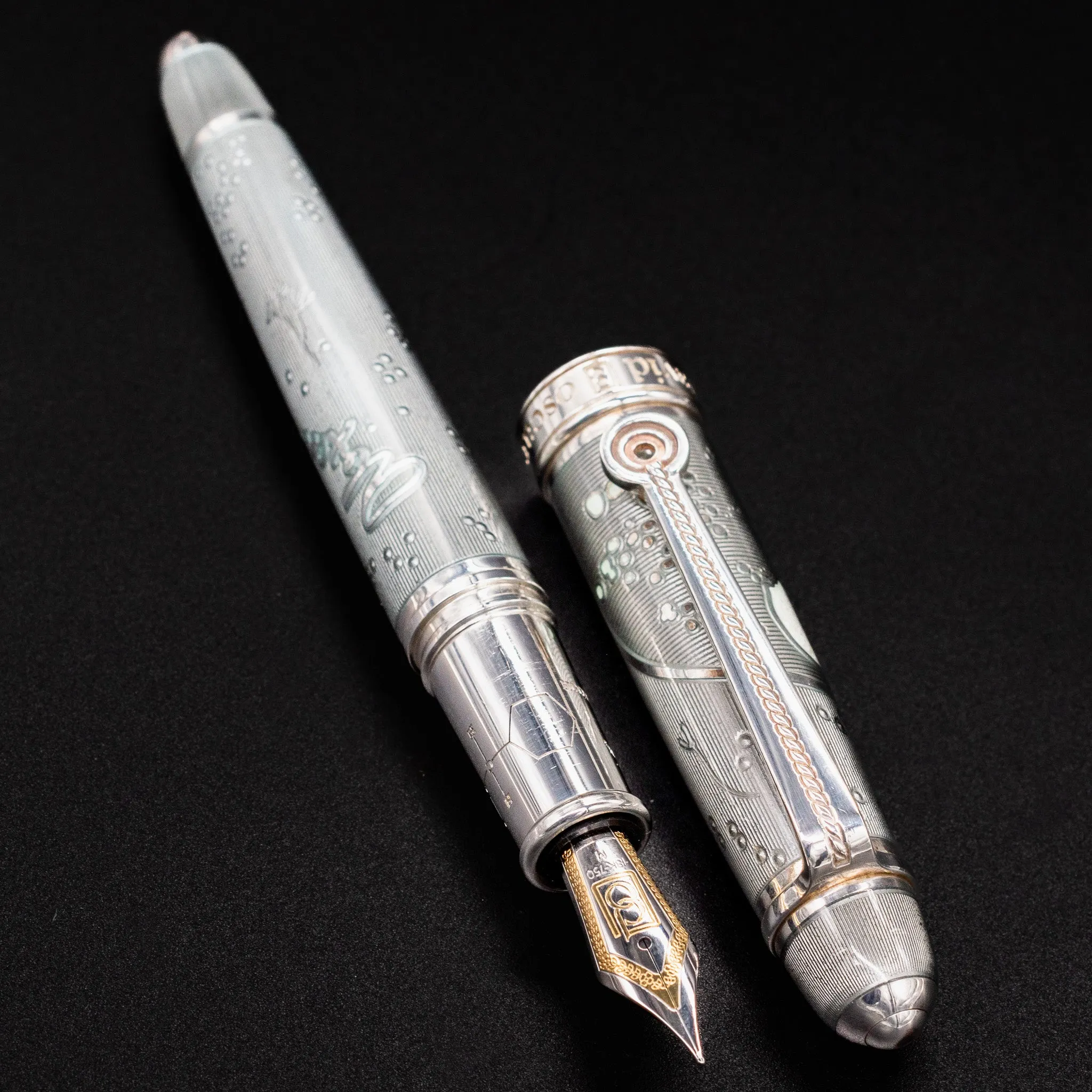 David Oscarson Alexander Fleming Fountain Pen - Grey