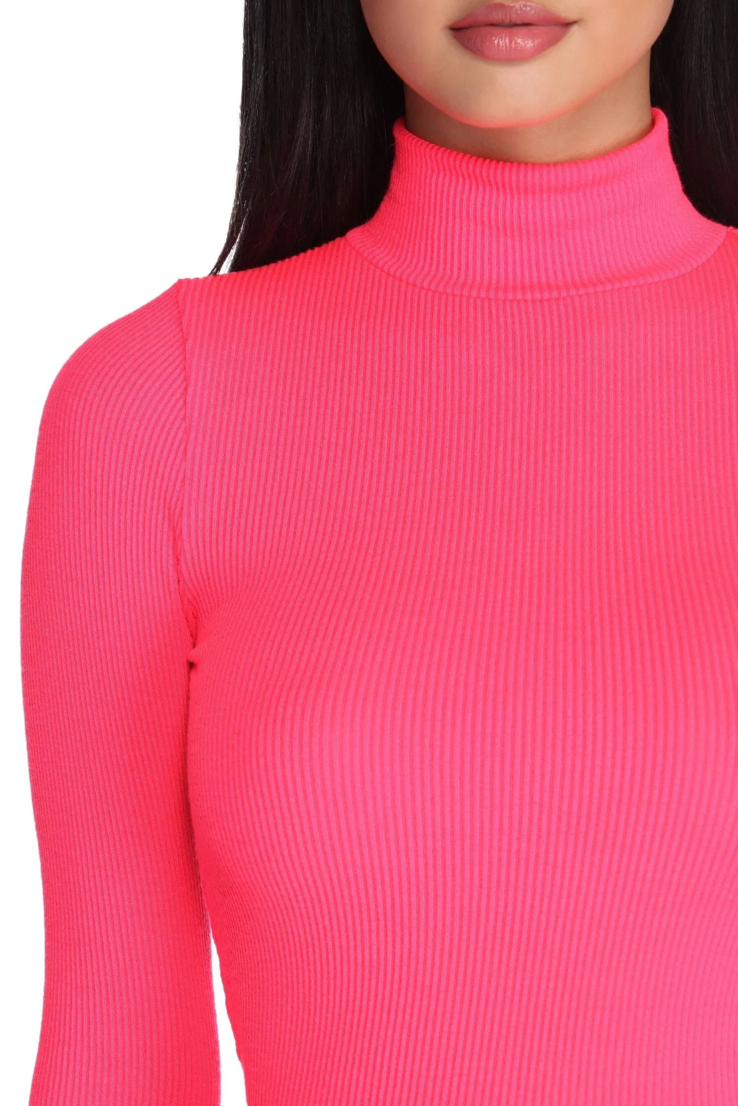 Electric Zone Neon Turtleneck