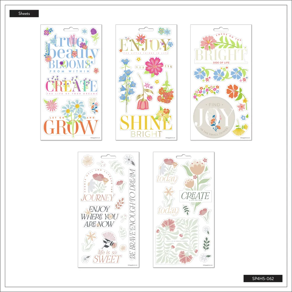 Essential Florals - 5 Sheets