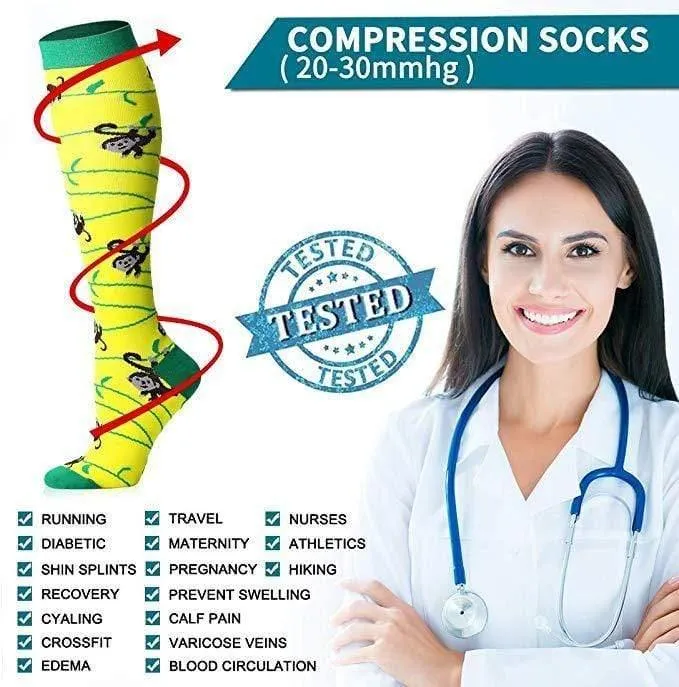 Fashion Compression Relieve Pain Socks