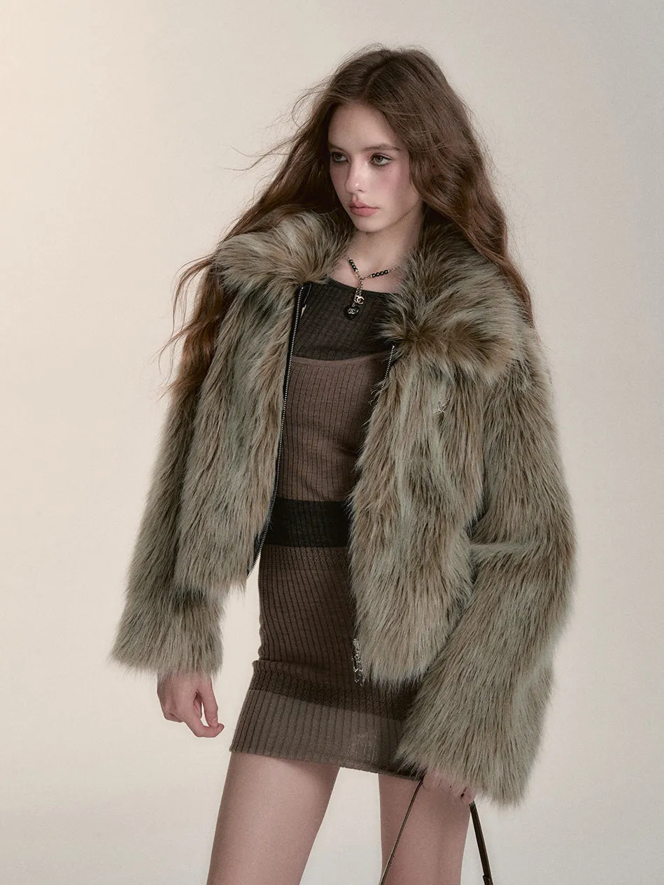 Faux Fur Coat