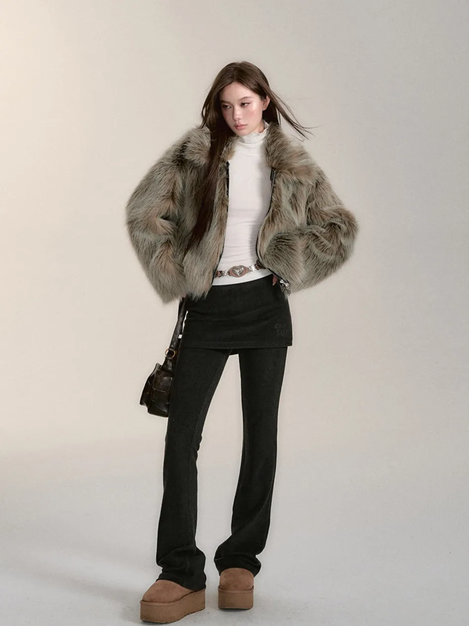 Faux Fur Coat