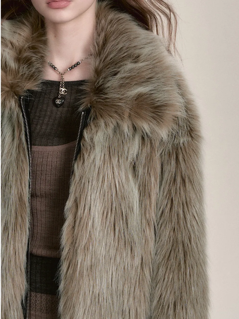 Faux Fur Coat