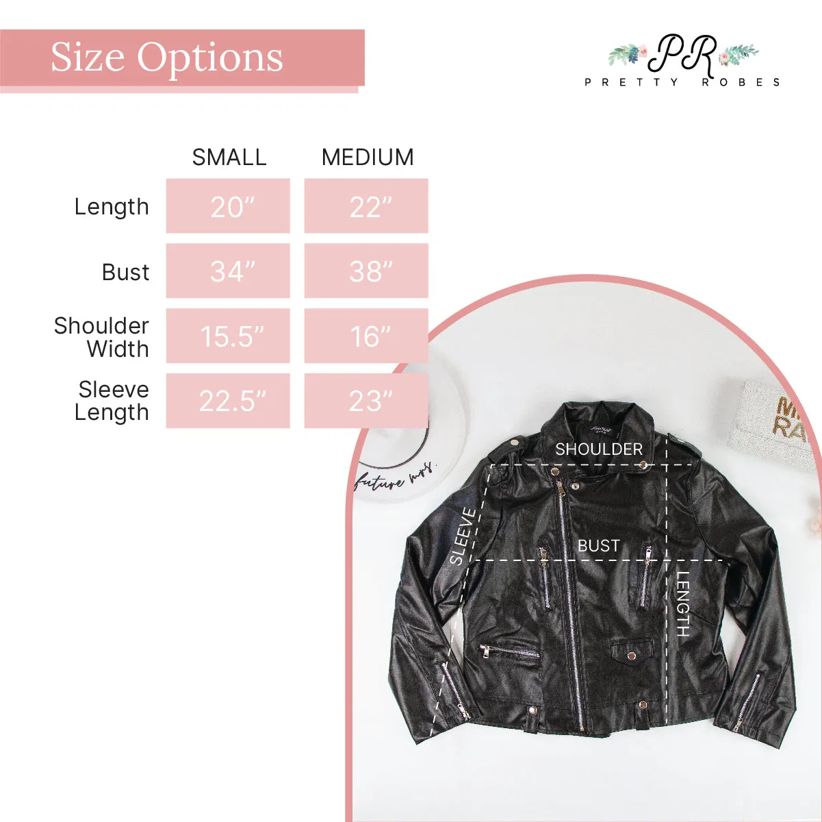 (Faux Leather) Engagement Leather Jacket Gifts