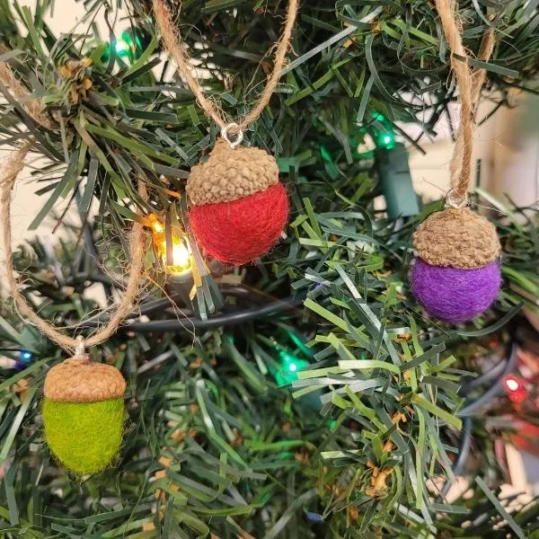 Felted Wool Acorn Ornament & Diffuser (Final Sale)