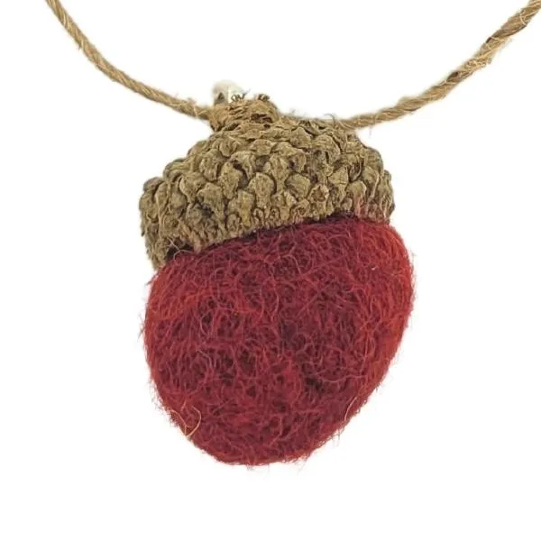 Felted Wool Acorn Ornament & Diffuser (Final Sale)