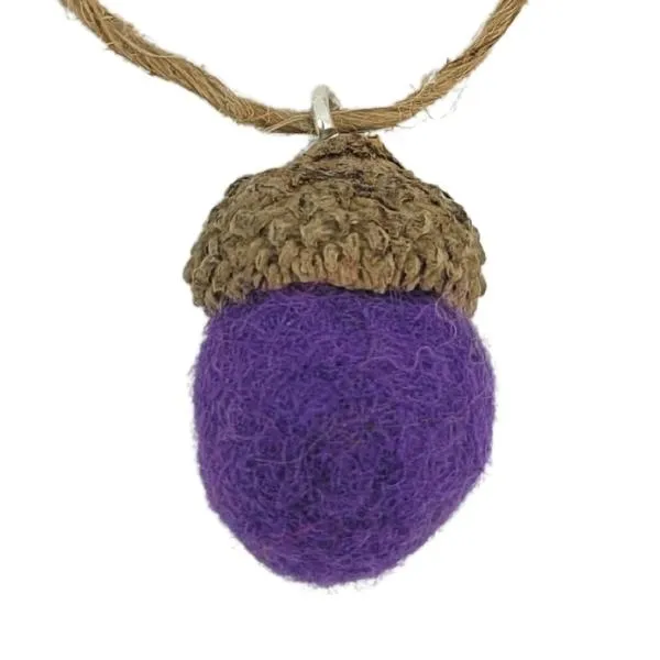 Felted Wool Acorn Ornament & Diffuser (Final Sale)