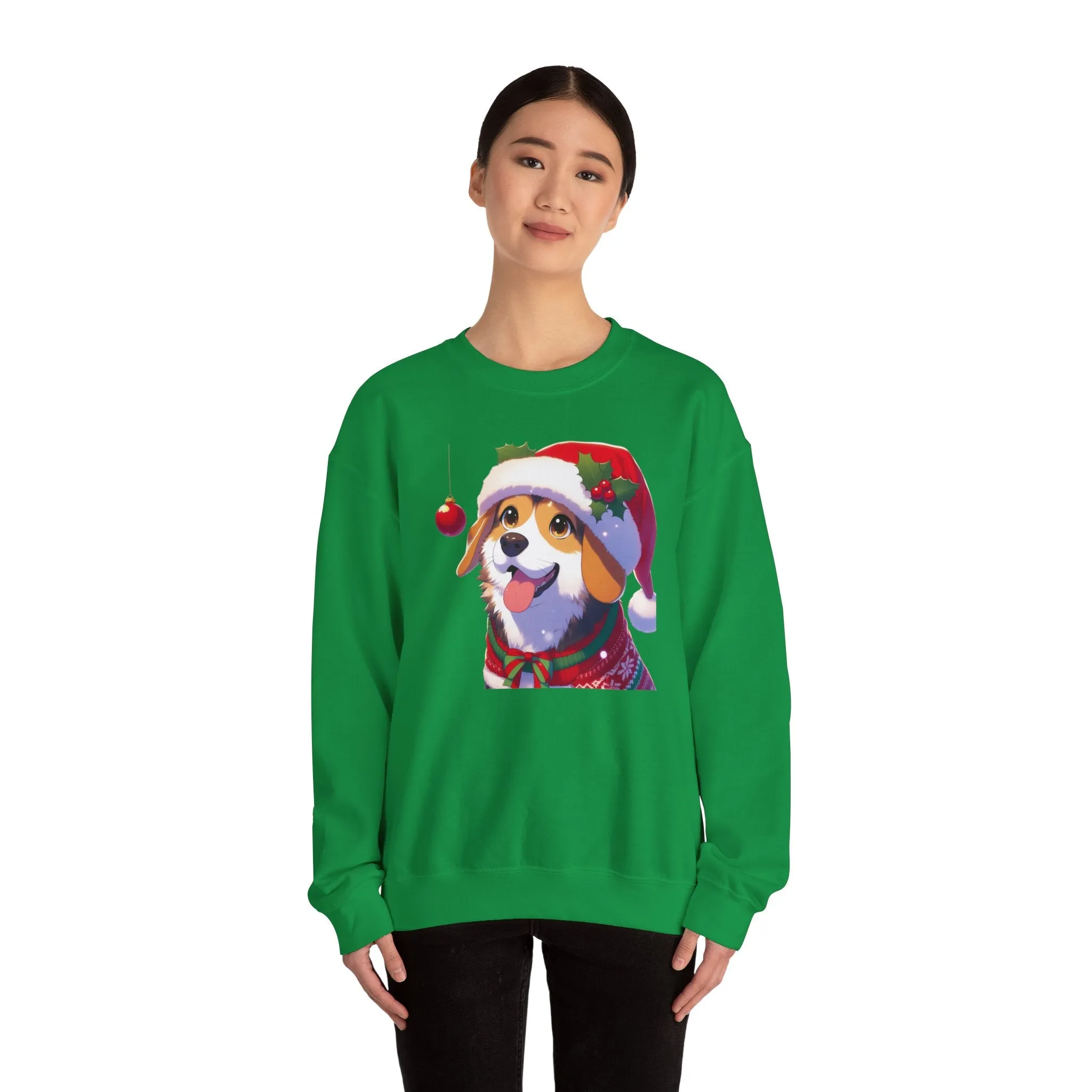 Festive Corgi Christmas Sweatshirt