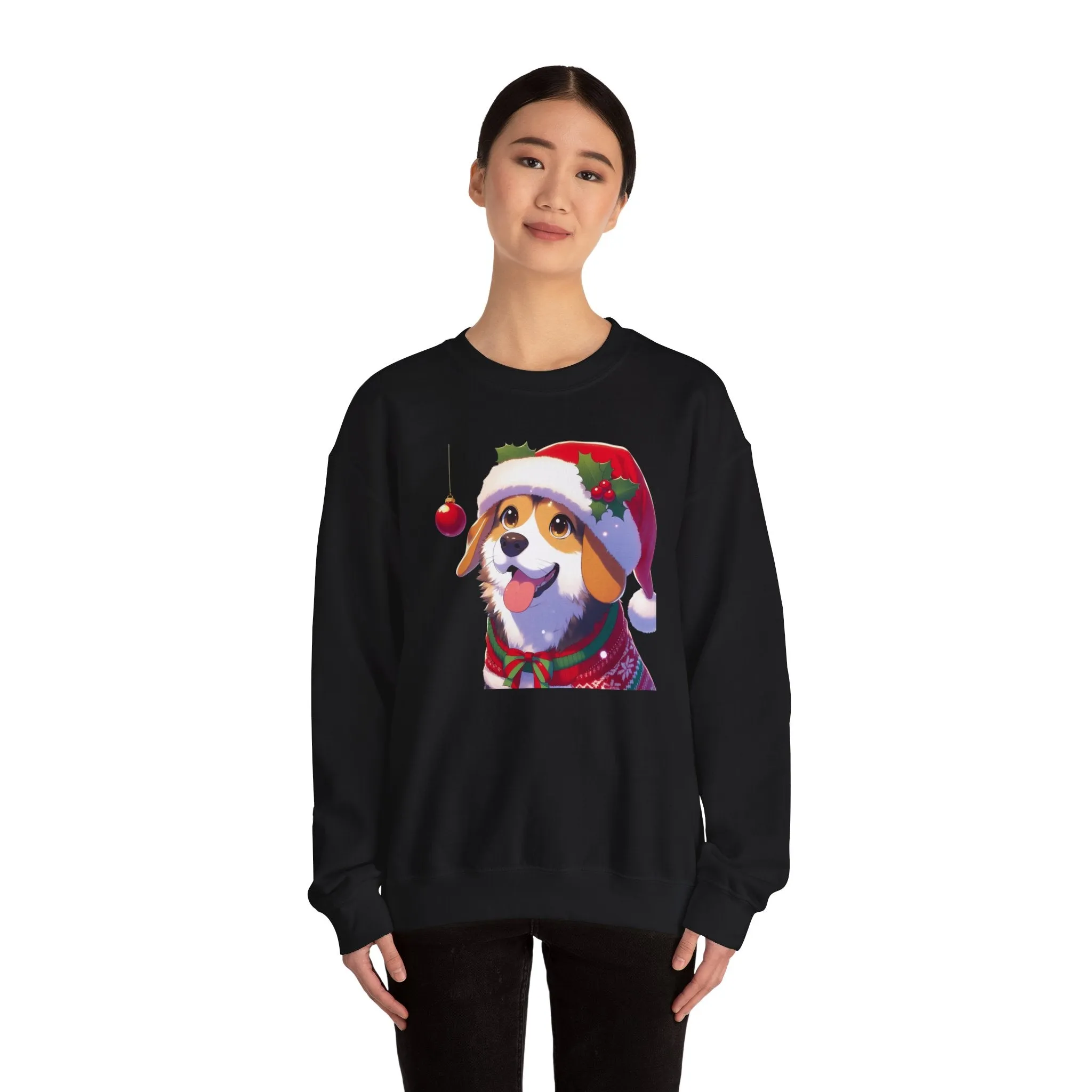 Festive Corgi Christmas Sweatshirt