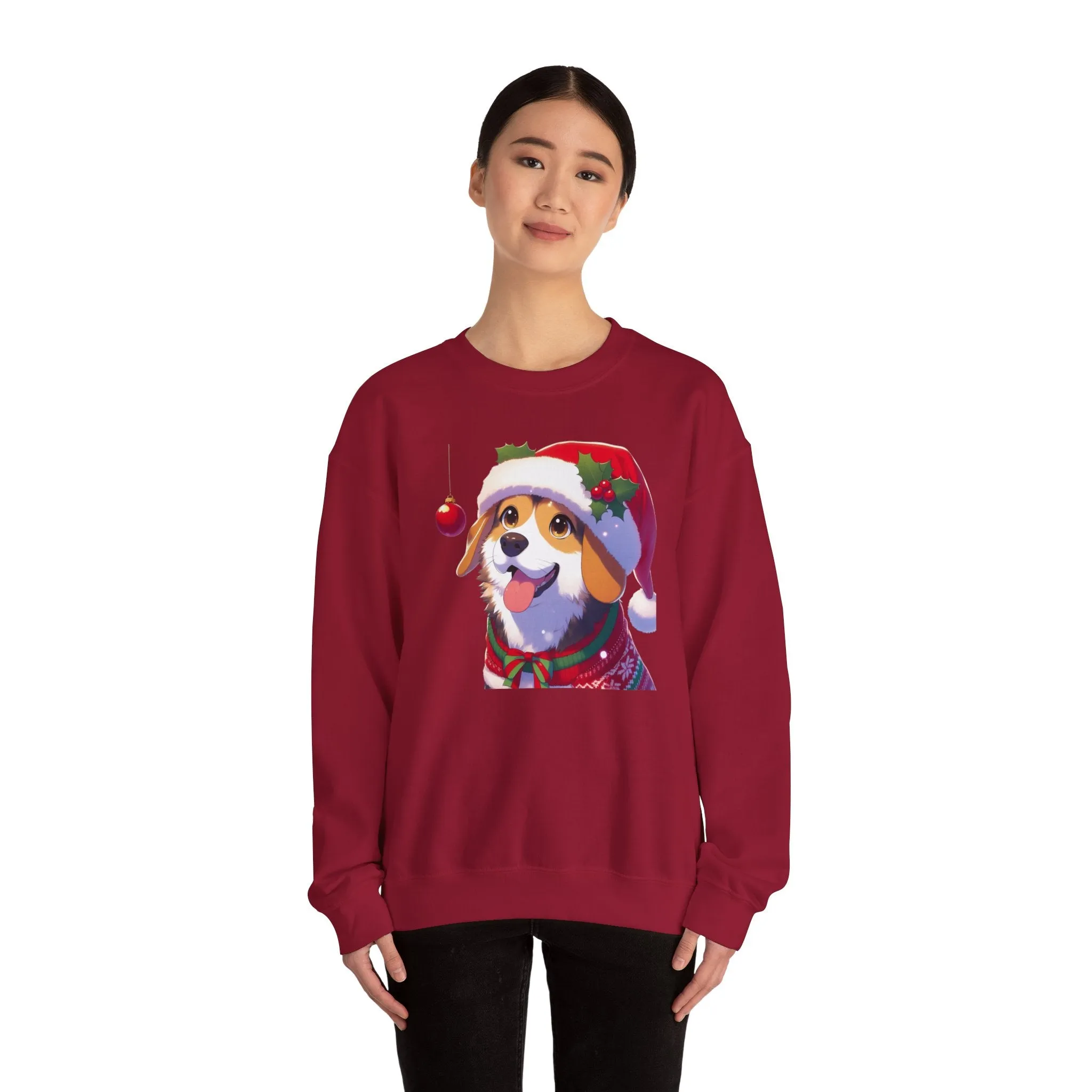 Festive Corgi Christmas Sweatshirt